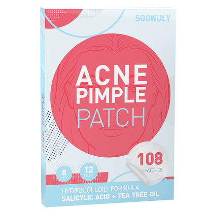 108pcs Hydrocolloid Acne Pimple Patches